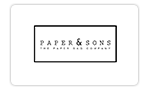 Das meiste Cashback bei Paper & Sons Logo