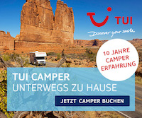 Das meiste Cashback bei TUI CAMPER Logo